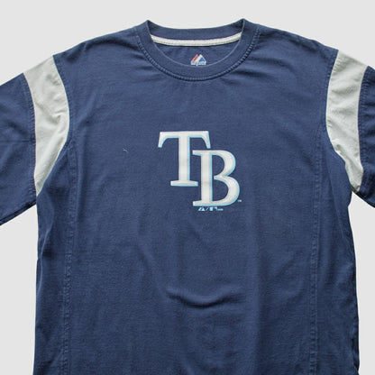 Tampa Bay Rays Majestic 2009 T-Shirt - Navy Vintage