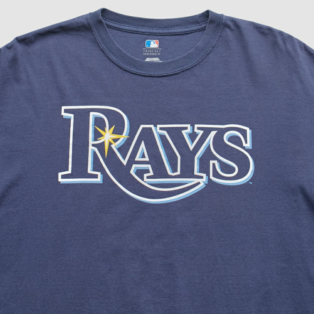 Tampa Bay Rays Genuine Merchandise 2000s T-Shirt - Navy Vintage