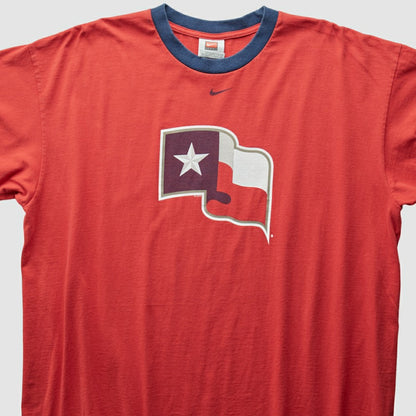 Texas Rangers 2000s T-Shirt - Red Vintage | Nike