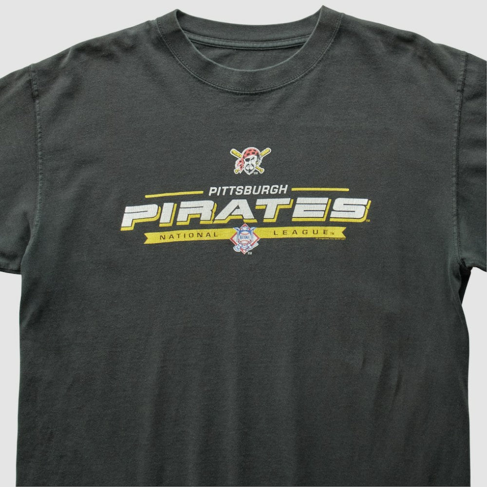 Pittsburgh Pirates 2000s T-Shirt - Black Vintage