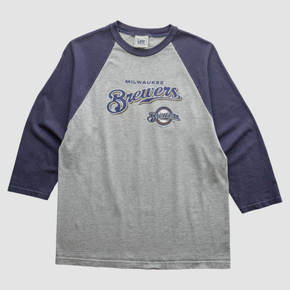 Milwaukee Brewers Lee Apparel 2007 T-Shirt - Heather Gray Vintage