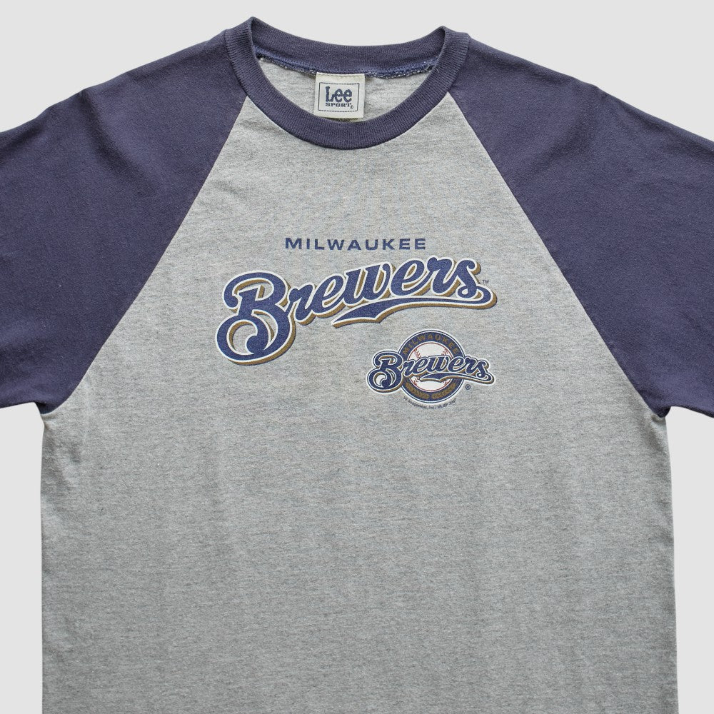 Milwaukee Brewers Lee Apparel 2007 T-Shirt - Heather Gray Vintage