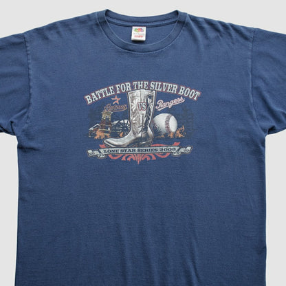 Texas Rangers 2008 T-Shirt - Blue Vintage