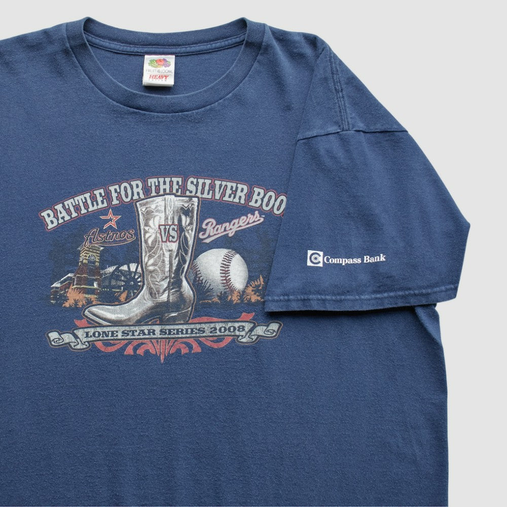 Texas Rangers 2008 T-Shirt - Blue Vintage