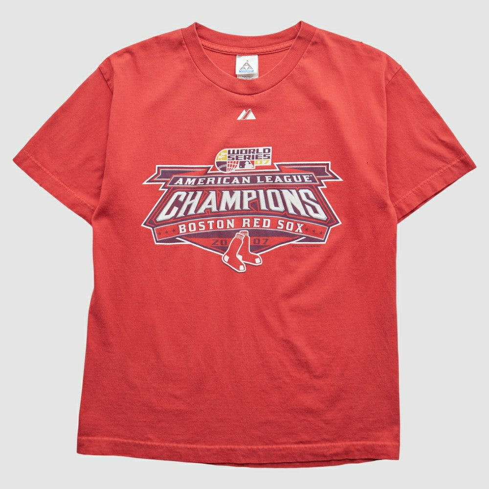 Boston Red Sox Majestic 2007 T-Shirt - Red Vintage