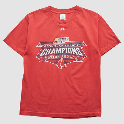 Boston Red Sox Majestic 2007 T-Shirt - Red Vintage
