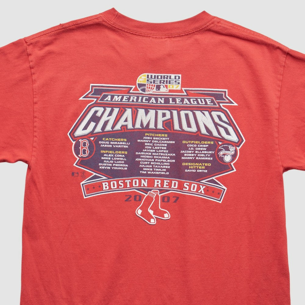 Boston Red Sox Majestic 2007 T-Shirt - Red Vintage