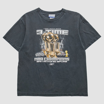 San Antonio Spurs Reebok 2005 T-Shirt - Gray Vintage | Vintage online