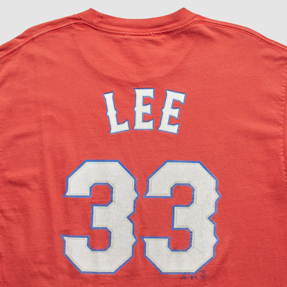 Texas Rangers Majestic 2010 T-Shirt - Red Vintage