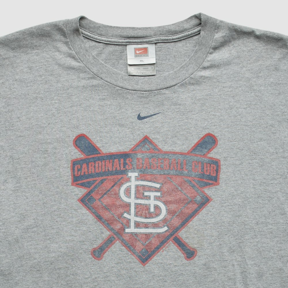 St. Louis Cardinals 2000s T-Shirt - Gray Vintage | Nike