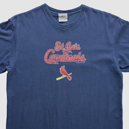 St. Louis Cardinals 2000s T-Shirt - Blue Vintage