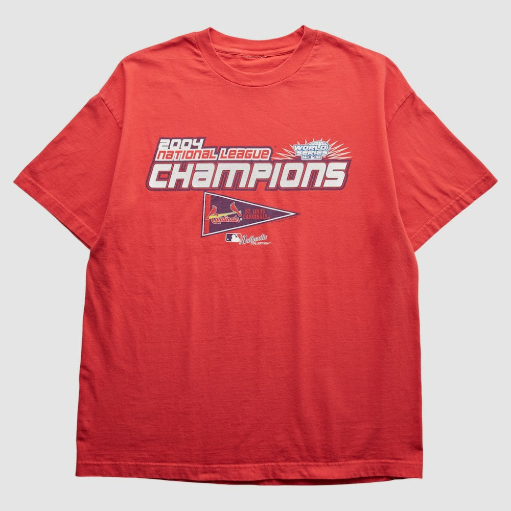 St. Louis Cardinals 2004 T-Shirt - Red Vintage