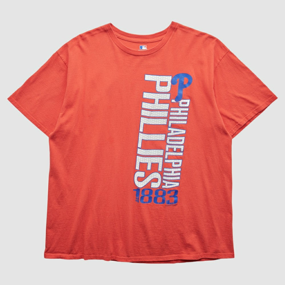 Philadelphia Phillies 2000s T-Shirt - Orange Vintage