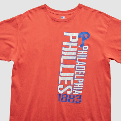 Philadelphia Phillies 2000s T-Shirt - Orange Vintage