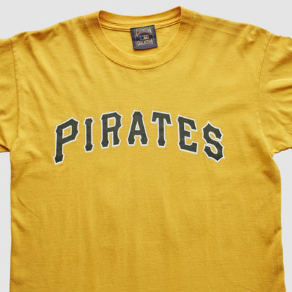 Pittsburgh Pirates Cooperstown Collection 2000s T-Shirt - Yellow Vintage