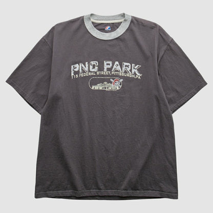 Pittsburgh Pirates Majestic 2008 T-Shirt - Gray Vintage