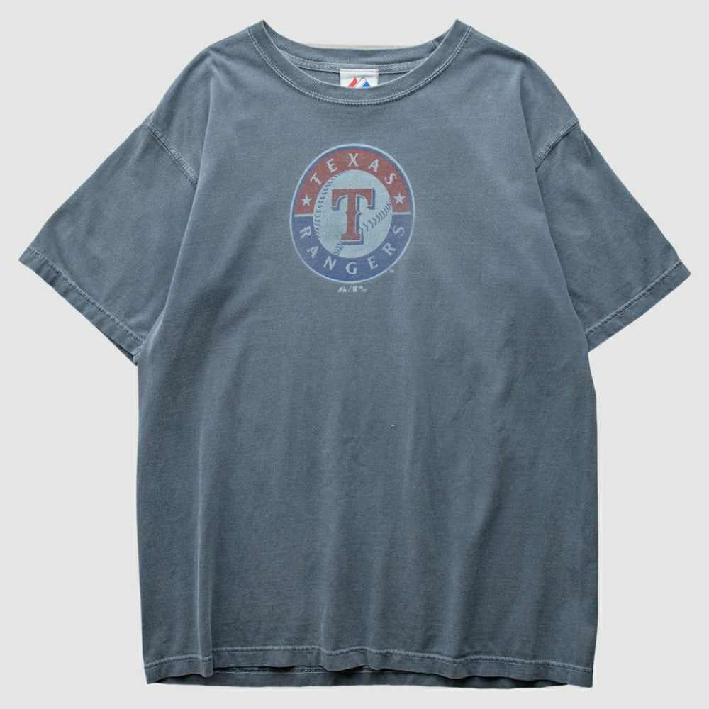 Texas Rangers Majestic 2010 T-Shirt - Gray Vintage