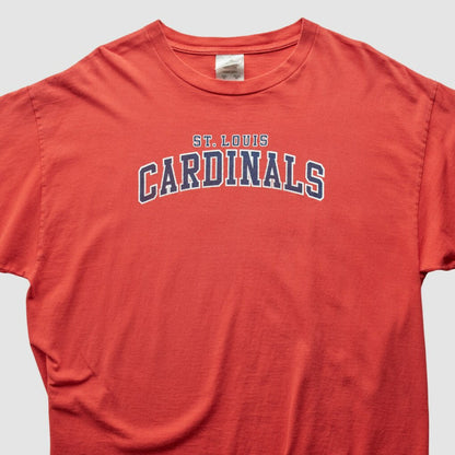 St. Louis Cardinals Adidas 2000s T-Shirt - Red Vintage