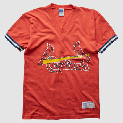 St. Louis Cardinals Russell 1998 T-Shirt - Orange Vintage
