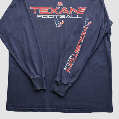 Houston Texans 2010s T-Shirt - Navy Vintage on sale