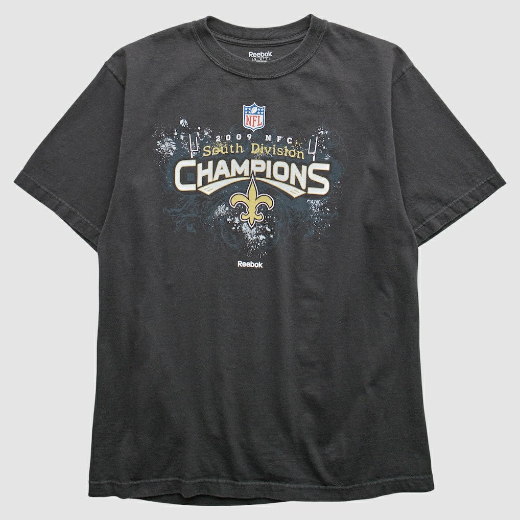 New Orleans Saints Reebok 2009 T-Shirt - Black Vintage online