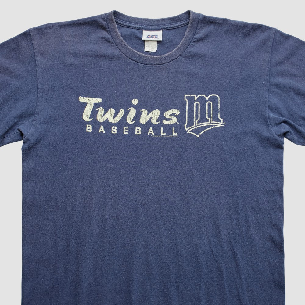 Minnesota Twins CSA 2002 T-Shirt - Blue Vintage