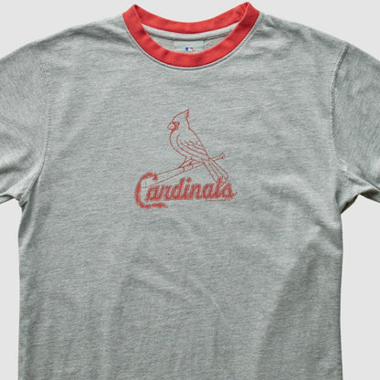 St. Louis Cardinals Genuine Merchandise 2008 T-Shirt - Heather Gray Vintage