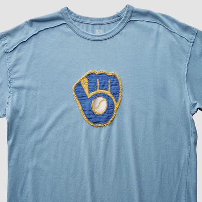 Milwaukee Brewers 2000s T-Shirt - Light Blue Vintage