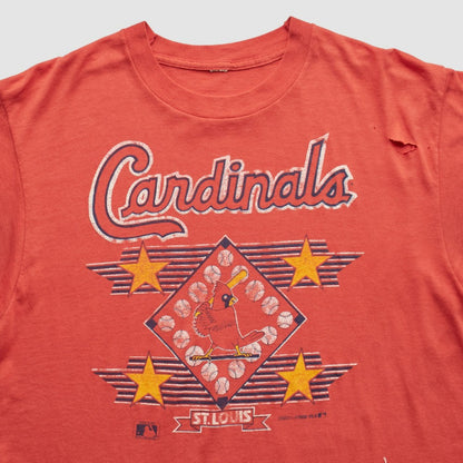 St. Louis Cardinals 80s T-Shirt - Red Vintage