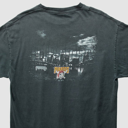 Pittsburgh Pirates Majestic 2010 T-Shirt - Black Vintage