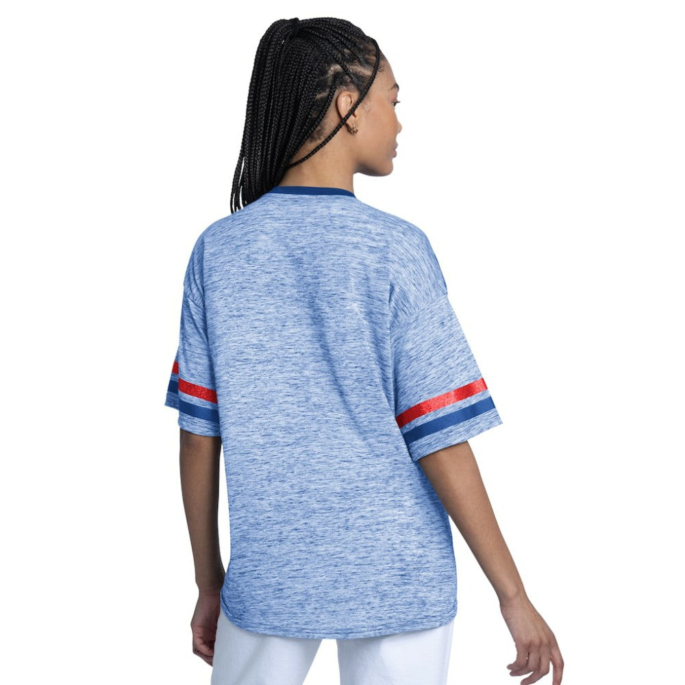 Texas Rangers G-III 4Her by Carl Banks Women's Off-Season Oversized Top - Royal