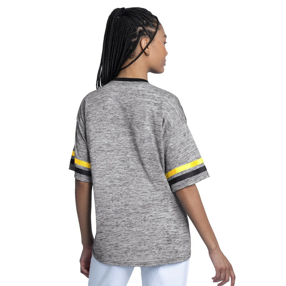 Pittsburgh Pirates G-III 4Her by Carl Banks Women's Off-Season Oversized Top - Black