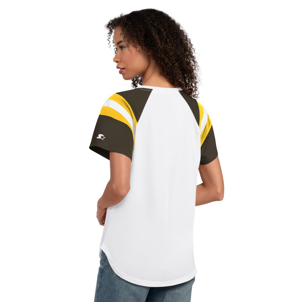 San Diego Padres Starter Women's Game On Notch Neck T-Shirt - White