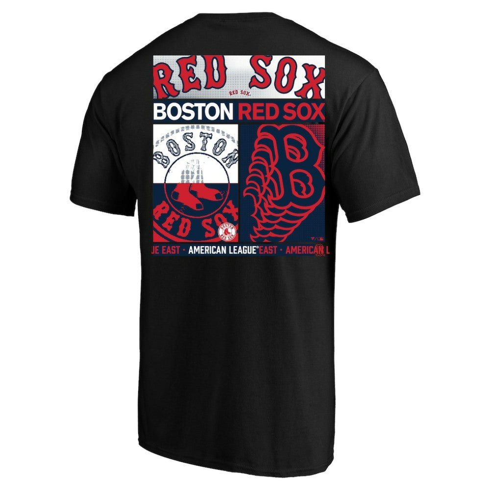 Boston Red Sox Profile Big & Tall Two-Sided Graphic T-Shirt - Black