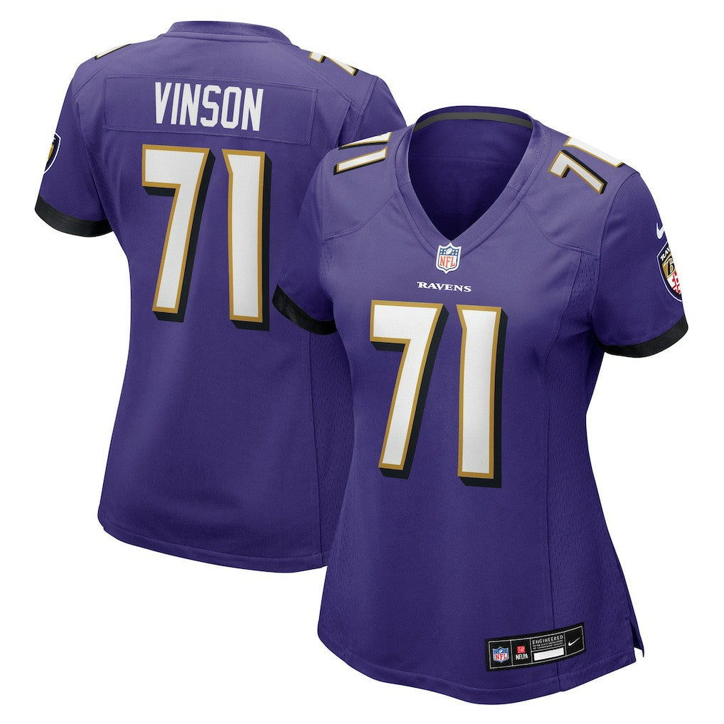 Carson Vinson Baltimore Ravens Women's Team Game Jersey - Purple | Nike discount