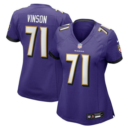 Carson Vinson Baltimore Ravens Women's Team Game Jersey - Purple | Nike discount