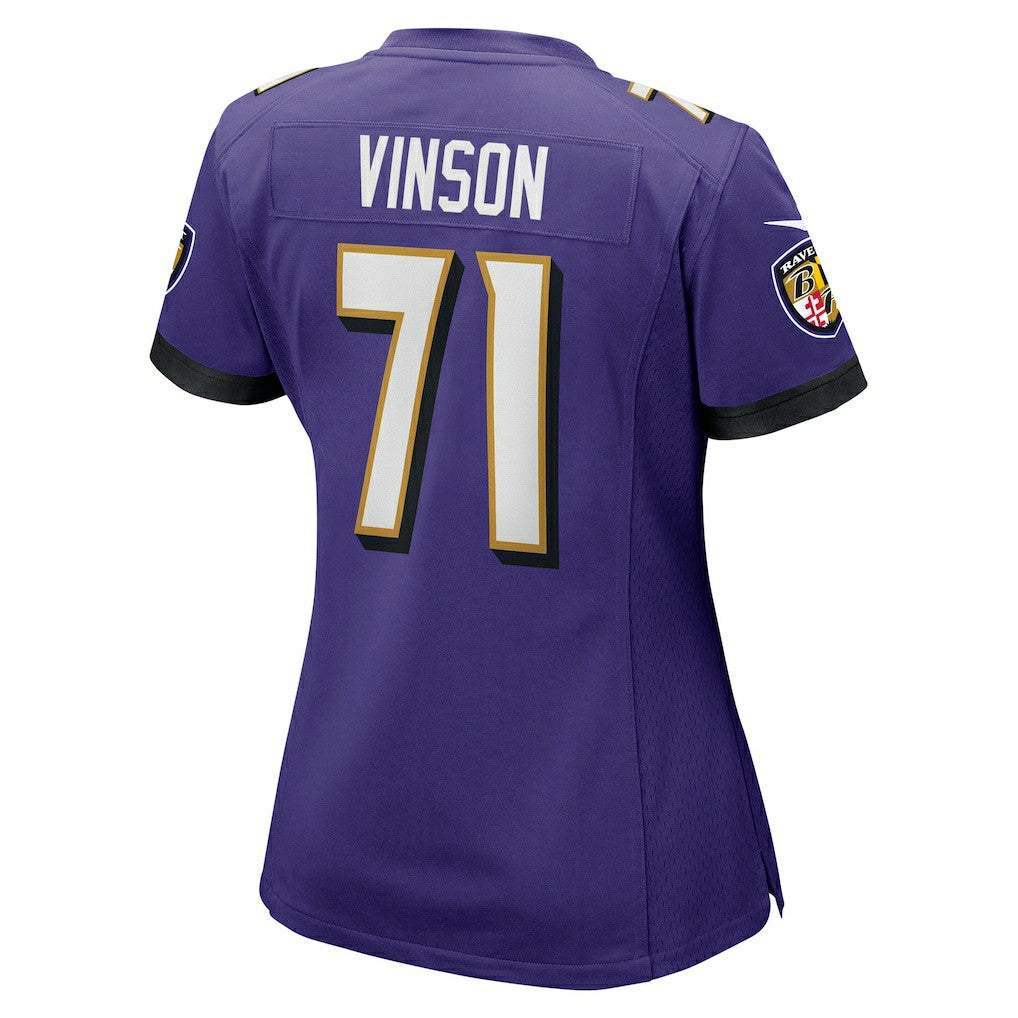 Carson Vinson Baltimore Ravens Women's Team Game Jersey - Purple | Nike discount