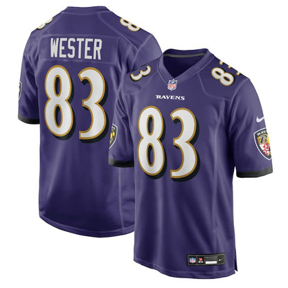 LaJohntay Wester Baltimore Ravens Team Game Jersey - Purple | Nike sale