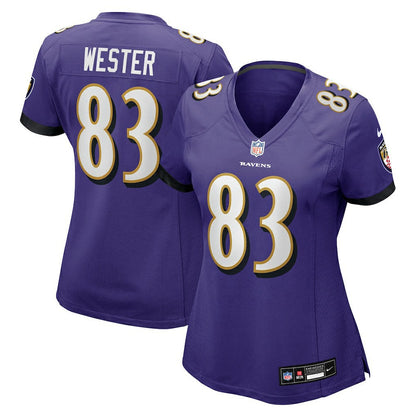 LaJohntay Wester Baltimore Ravens Women's Team Game Jersey - Purple | Nike discount