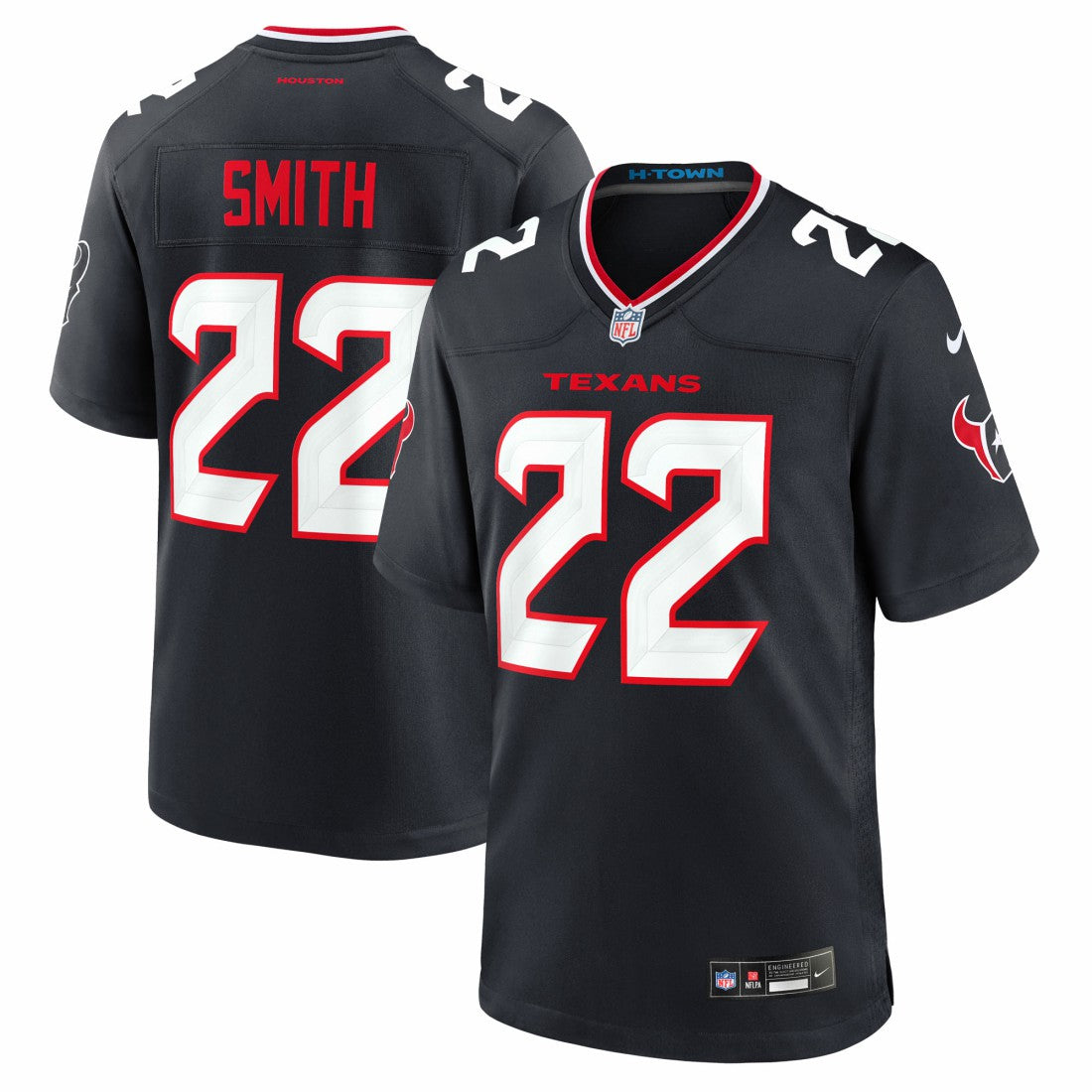 Jaylin Smith Houston Texans Team Game Jersey - Navy | Nike cheap