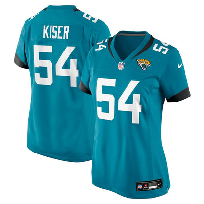 Jack Kiser Jacksonville Jaguars Women's Team Game Jersey - Teal | Nike for sale