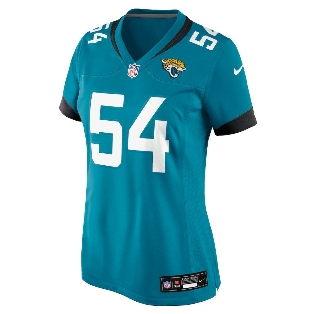 Jack Kiser Jacksonville Jaguars Women's Team Game Jersey - Teal | Nike for sale