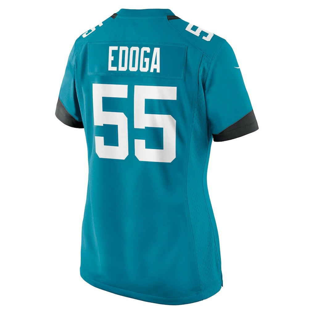Chuma Edoga Jacksonville Jaguars Women's Team Game Jersey - Teal | Nike online