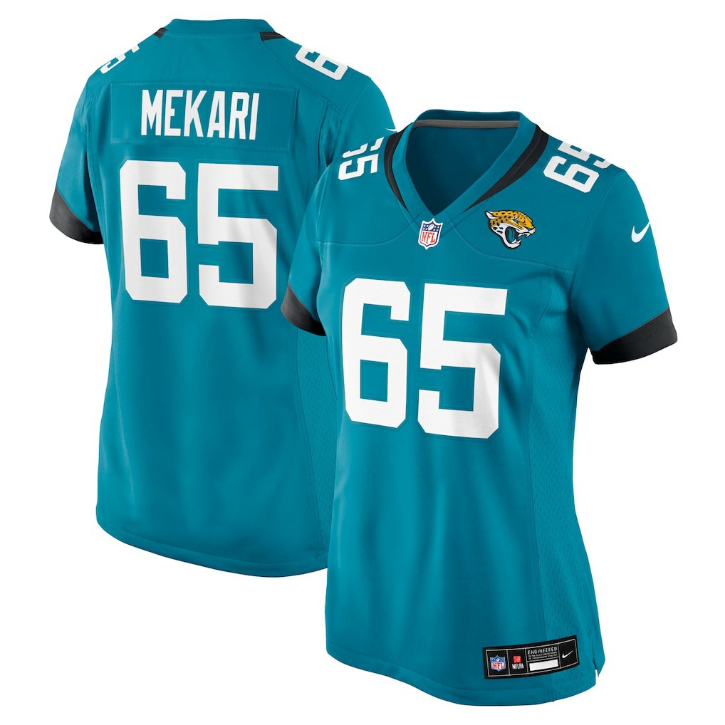 Patrick Mekari Jacksonville Jaguars Women's Team Game Jersey - Teal | Nike online