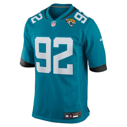 Danny Striggow Jacksonville Jaguars Team Game Jersey - Teal | Nike for sale