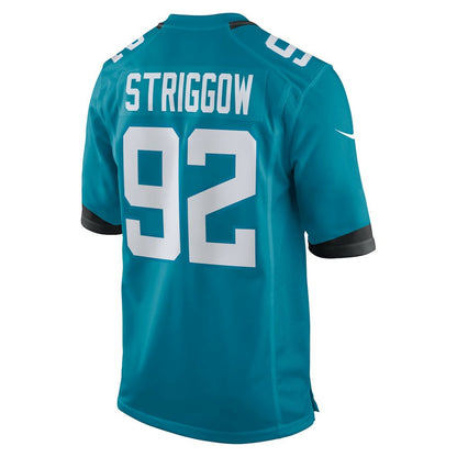 Danny Striggow Jacksonville Jaguars Team Game Jersey - Teal | Nike for sale