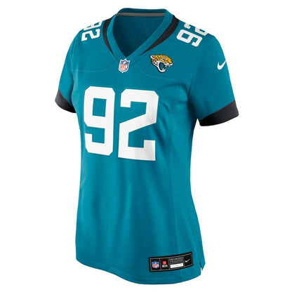 Danny Striggow Jacksonville Jaguars Women's Team Game Jersey - Teal | Nike cheap