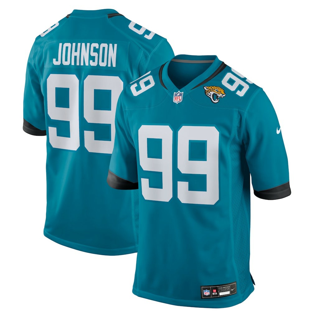 Austin Johnson Jacksonville Jaguars Team Game Jersey - Teal | Nike outlet