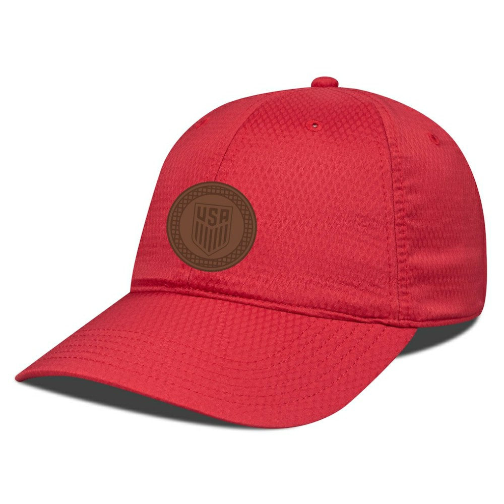 USMNT Levelwear Matrix Periscope Adjustable Hat - Red on sale