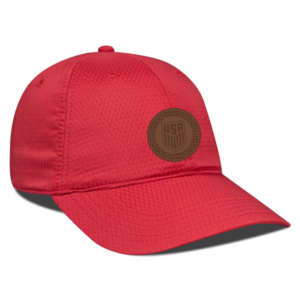 USMNT Levelwear Matrix Periscope Adjustable Hat - Red on sale